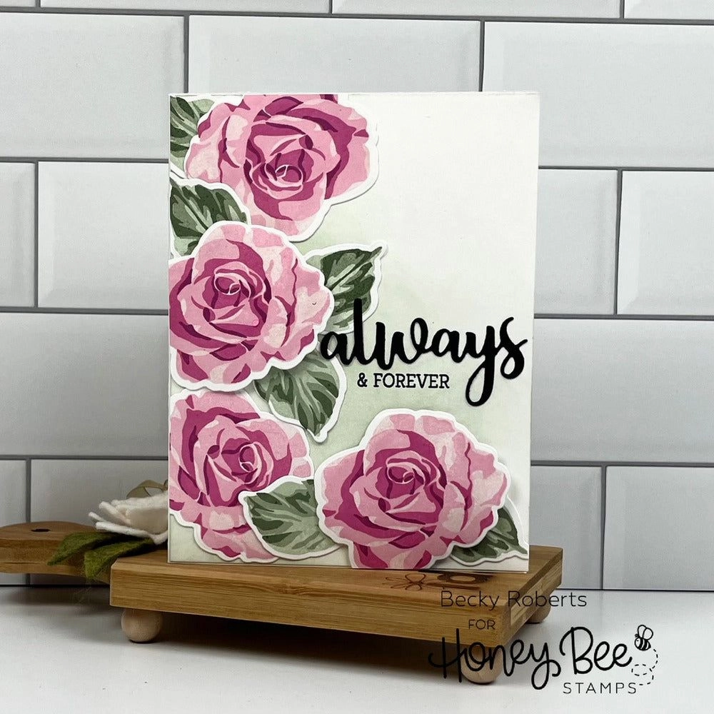 Bitty Buzzwords: Be Mine - 6X6 Stamp Set - Retiring compact
