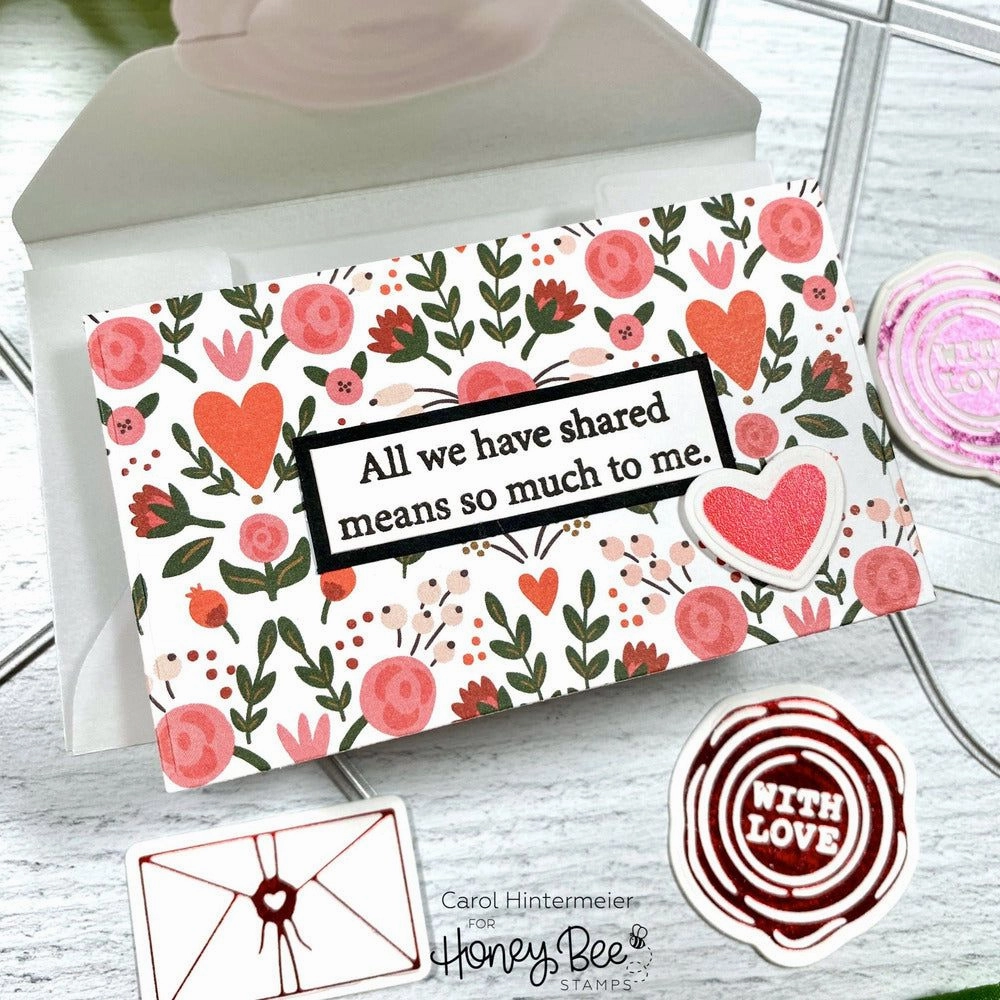 vintage shiny Bitty Buzzwords: Be Mine - 6X6 Stamp Set - Retiring