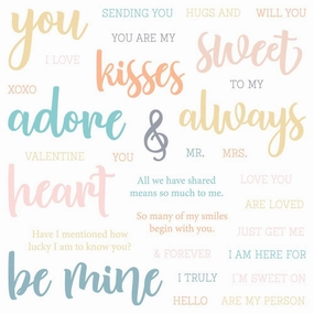 Bitty Buzzwords: Be Mine - 6X6 Stamp Set - Retiring maxi
