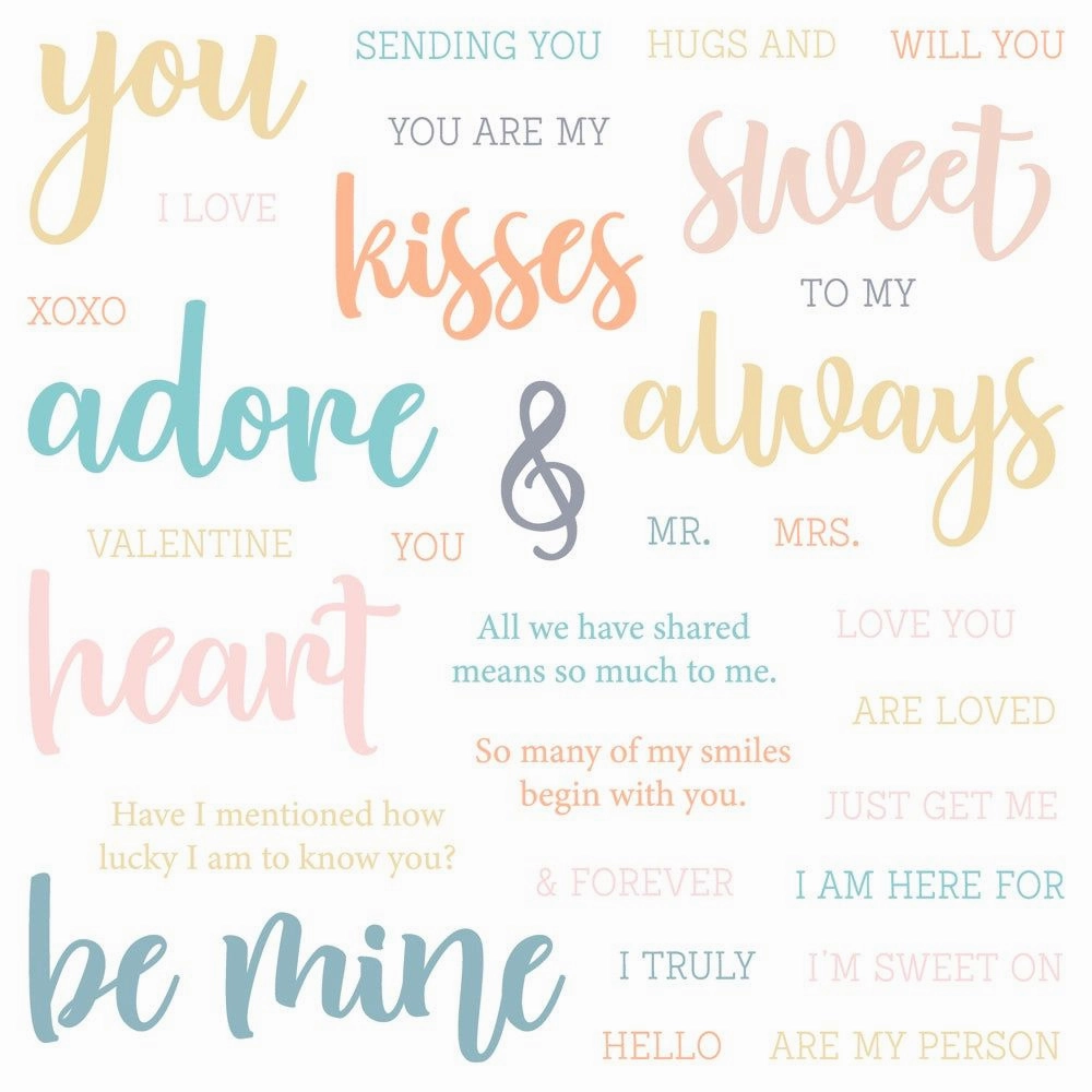 Bitty Buzzwords: Be Mine - 6X6 Stamp Set - Retiring maxi