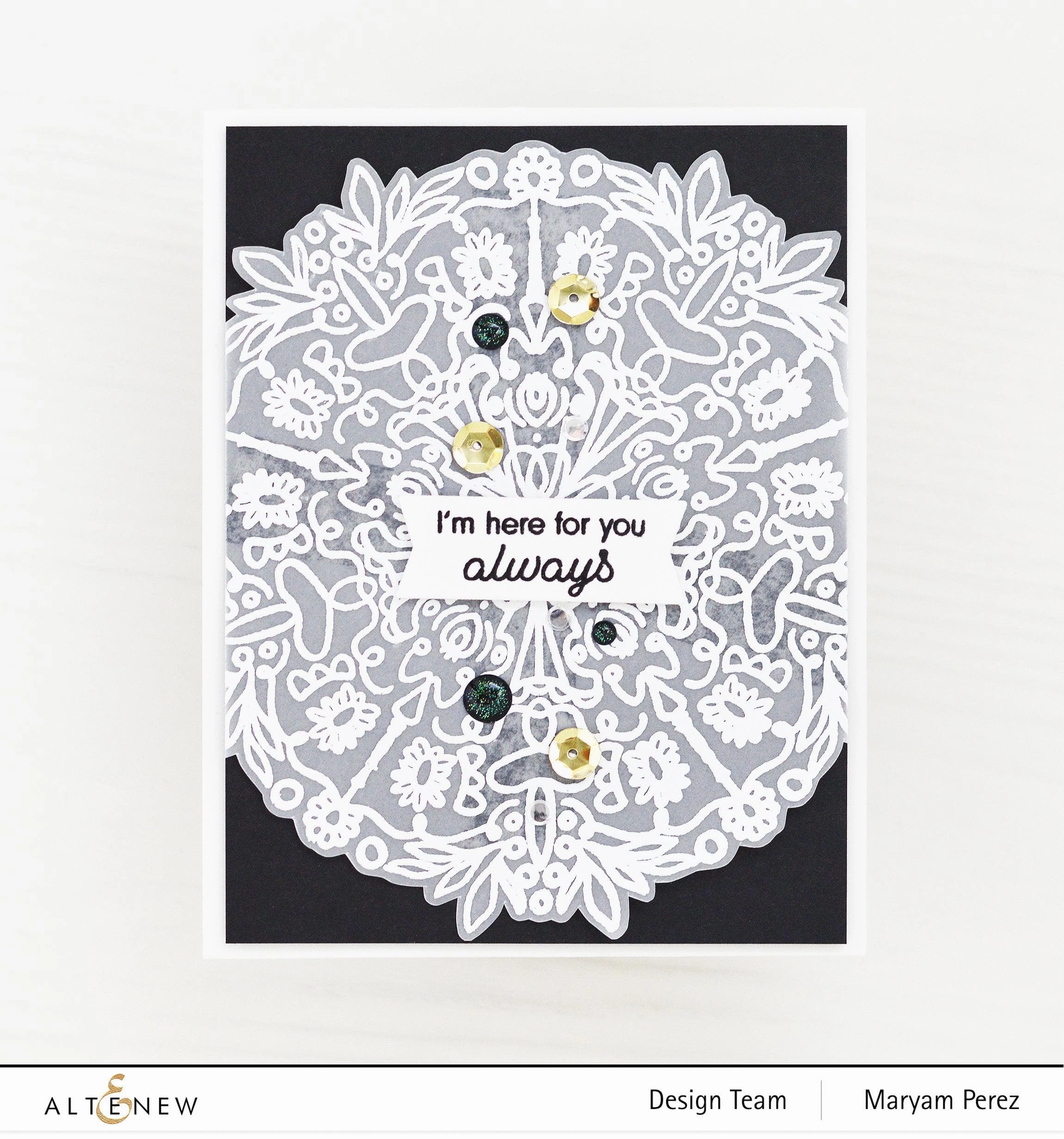 Blooming Mandalas Die Set matte versatile