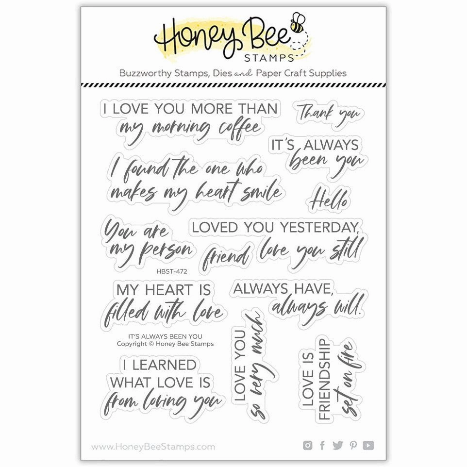 sealed wooden It'S Always Been You - 5X6 Stamp Set