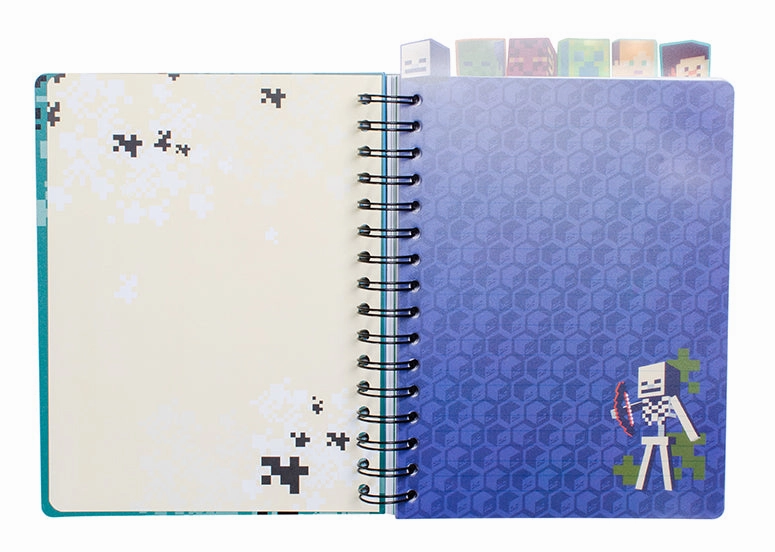 Minecraft: Survival Mode Spiral Notebook locking magnetic