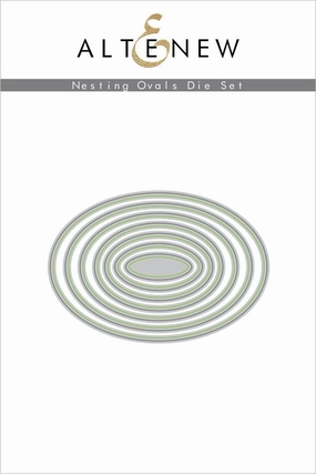 Nesting Ovals Die Set wooden