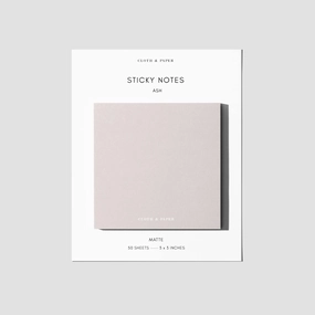 Note Neutrality Sticky Notes - Ash flexible tall
