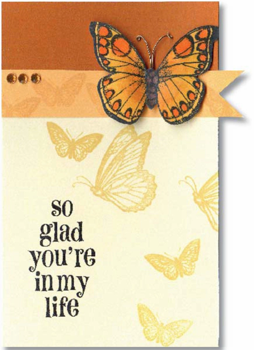 organic Papillons Stamp Set