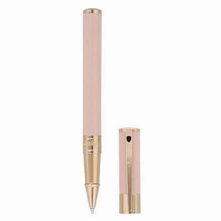 soft St Dupont D-Initial Pastel Pink Rollerball Pen
