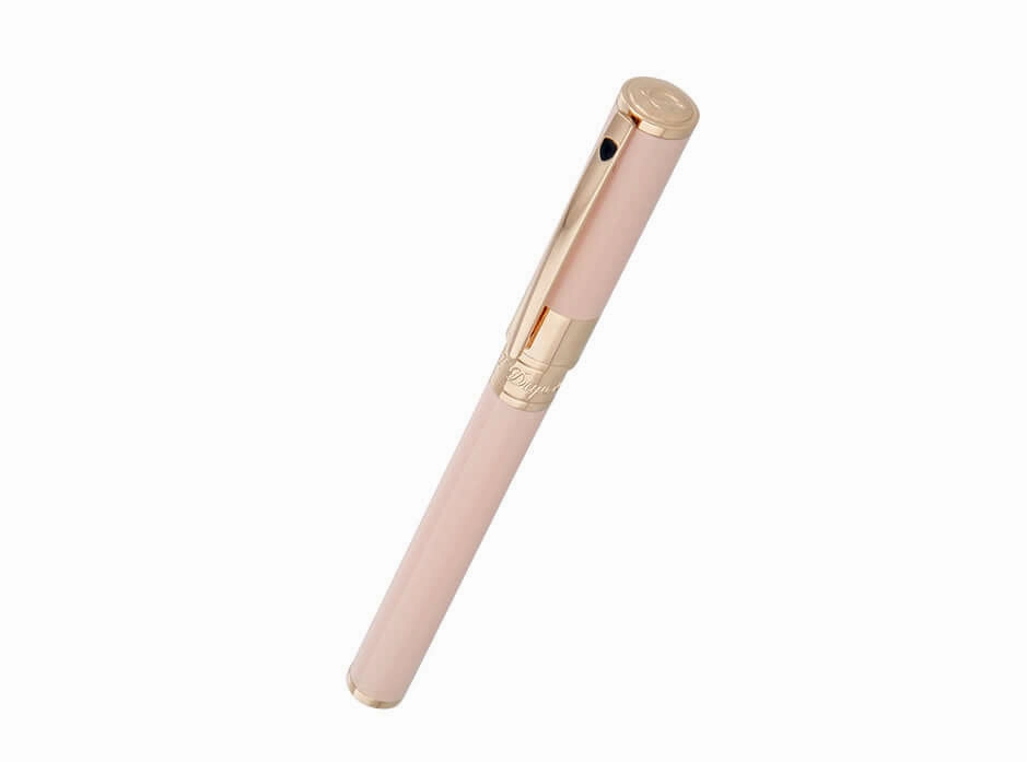 rubber trusted St Dupont D-Initial Pastel Pink Rollerball Pen