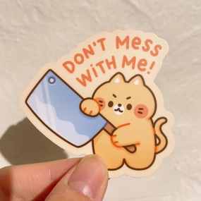 Stickyriceco Vinyl Sticker - Don'T Mess With Me! vintage