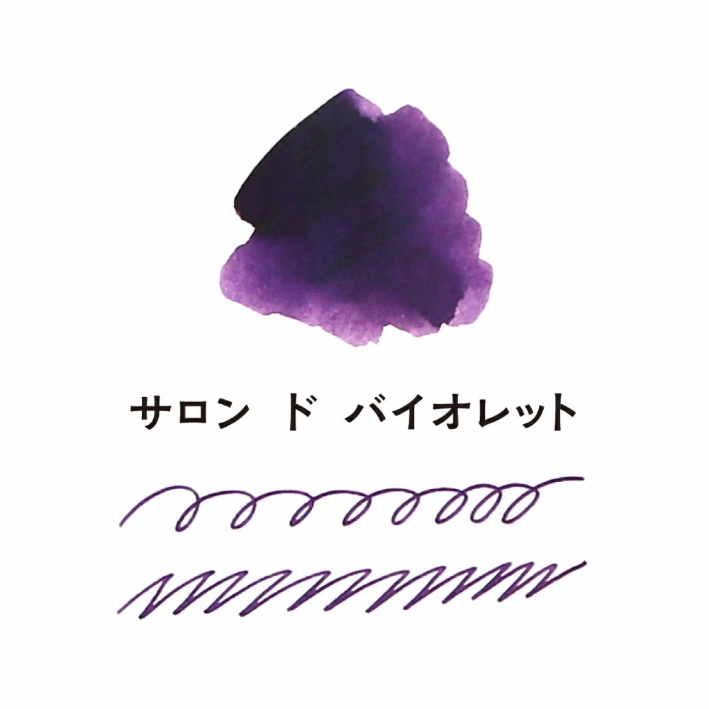 synthetic warm Teranishi Guitar Taisho Roman Haikara Ink - Salon De Violet - 40Ml