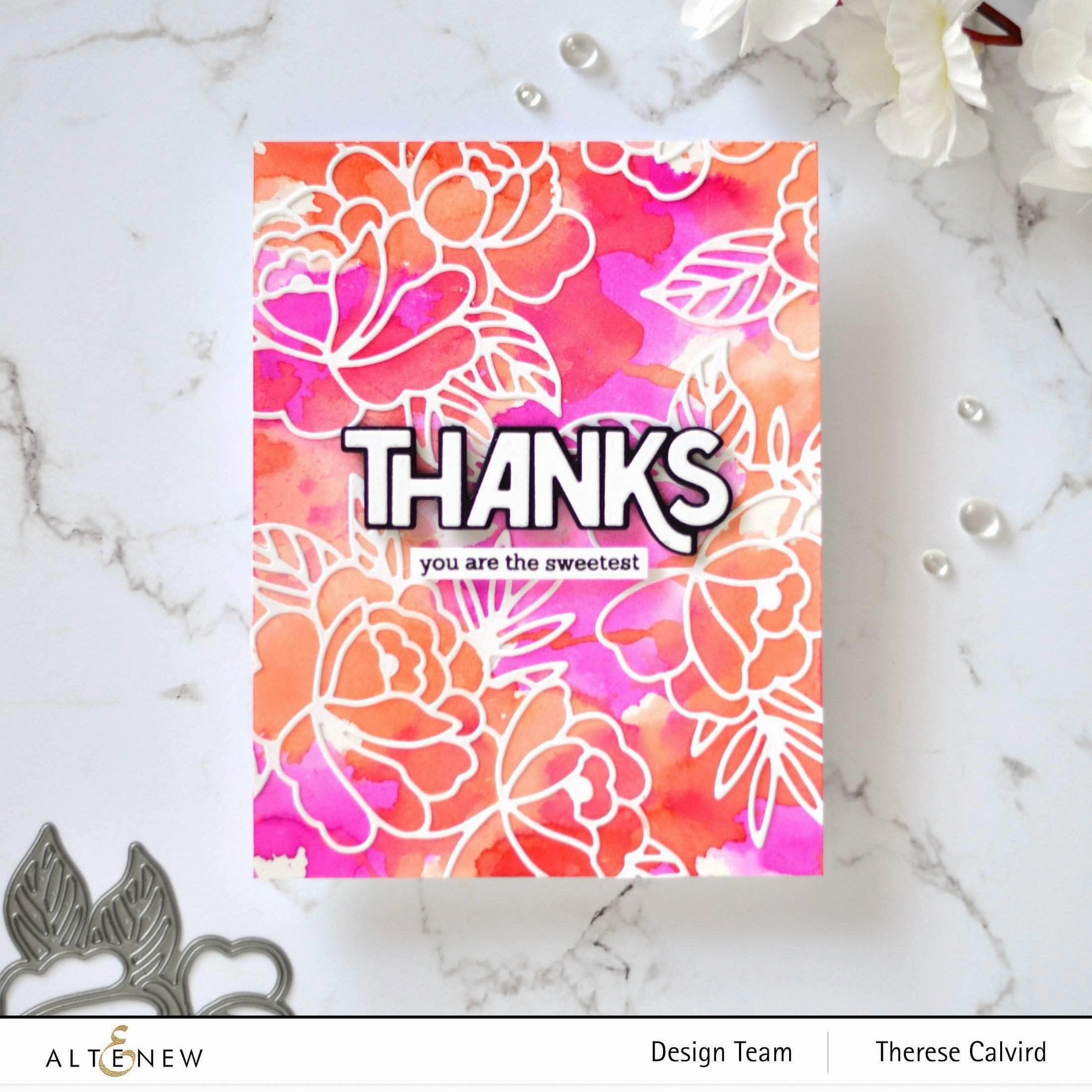 Bold Thanks Die Set boxed magnetic