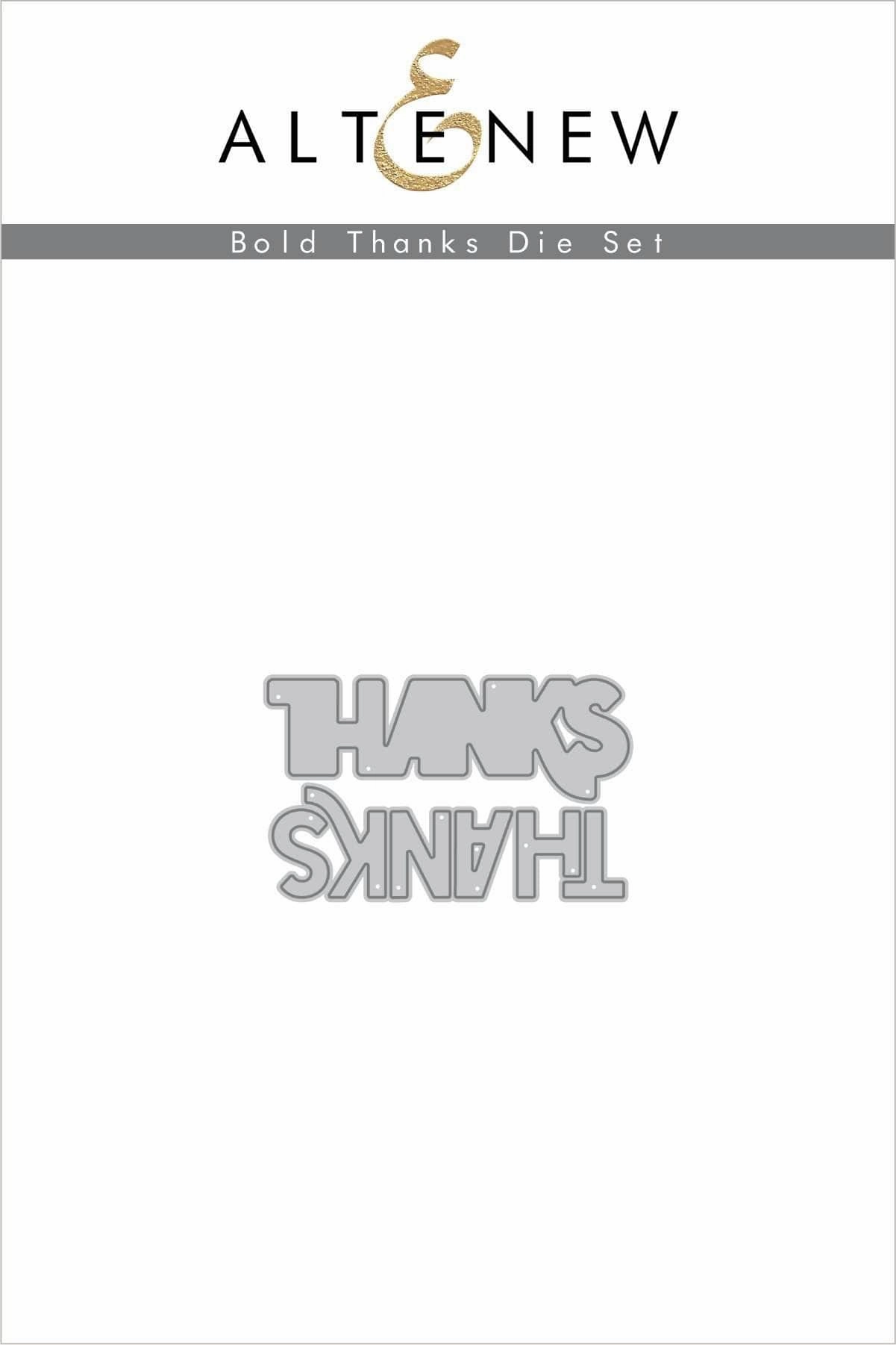 Bold Thanks Die Set nonslip