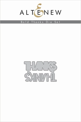Bold Thanks Die Set nonslip