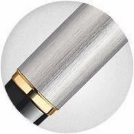 Waterman Expert Stainless Steel & Gold Fountain Pen solid