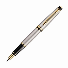 giant bundle Waterman Expert Stainless Steel & Gold Fountain Pen