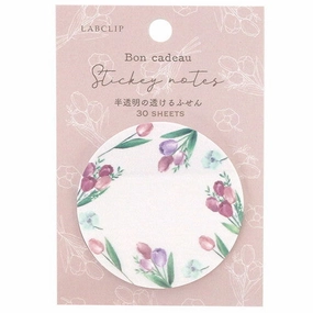 Bon Cadeau Sticky Notes Pink refillable thin