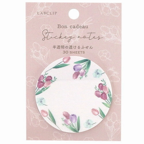 Bon Cadeau Sticky Notes Pink refillable thin