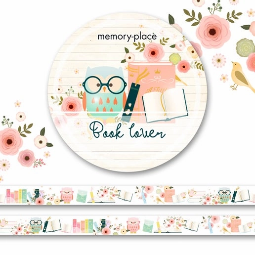 locking colorful Book Lover #1 Washi Tape
