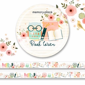 locking colorful Book Lover #1 Washi Tape