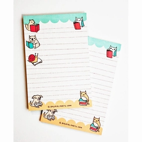 Book Lover Notepad elegant cool
