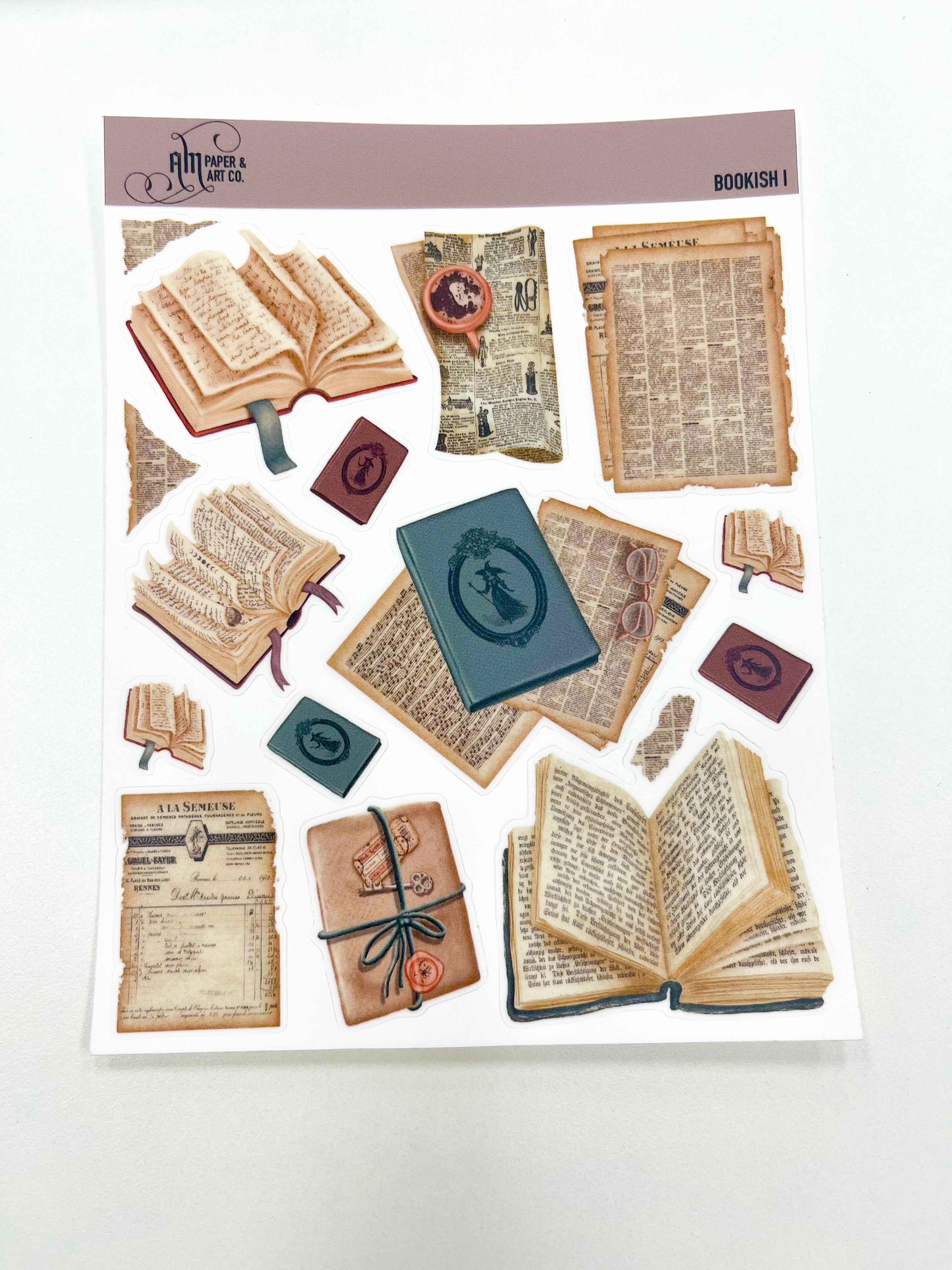 alloy modern Bookish 1 Sticker Sheet
