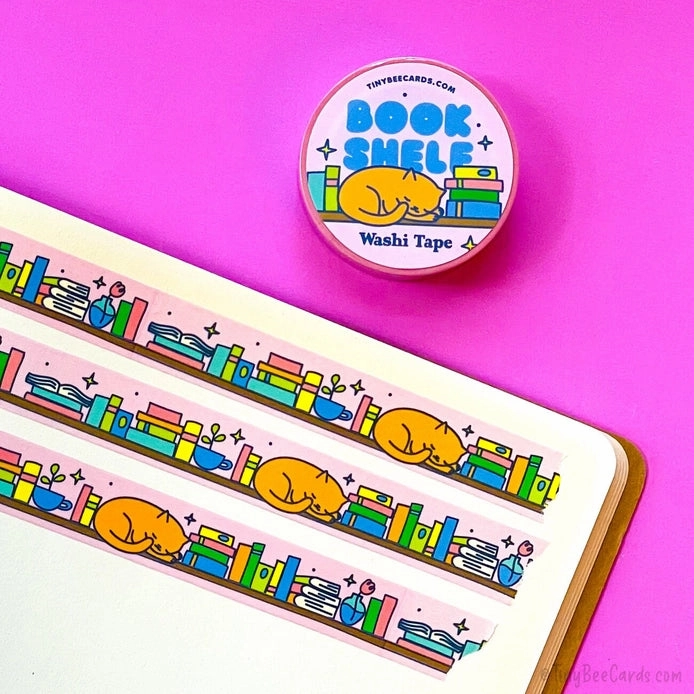 Bookshelf Washi Tape steel stackable