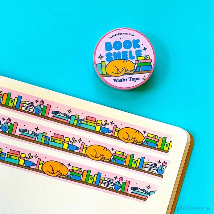 strong sturdy Bookshelf Washi Tape