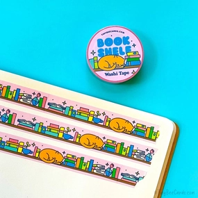 strong sturdy Bookshelf Washi Tape