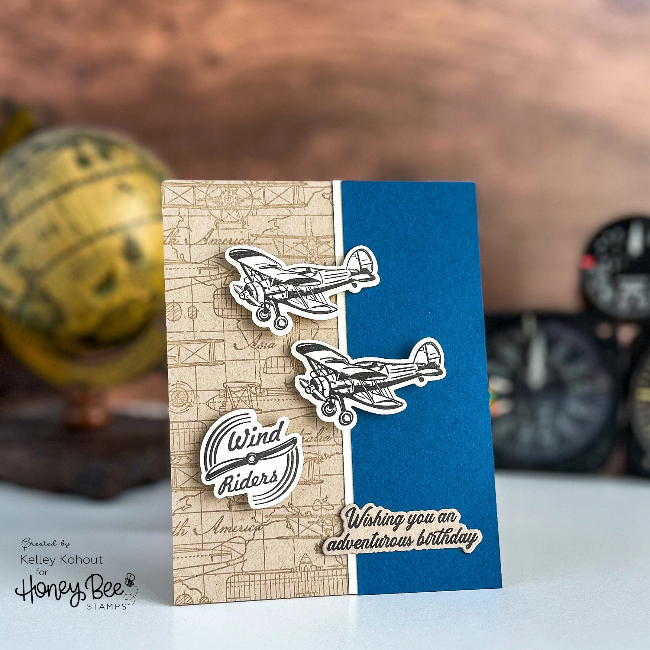 limited Born To Fly - 5X6 Rubber Cling Stamp Set