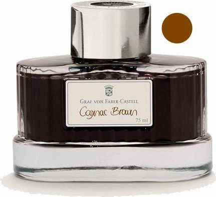 multipurpose durable Bottled Ink Faber-Castell Cognac