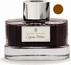 multipurpose durable Bottled Ink Faber-Castell Cognac