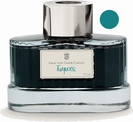 Bottled Ink Faber-Castell Turquoise locking latest