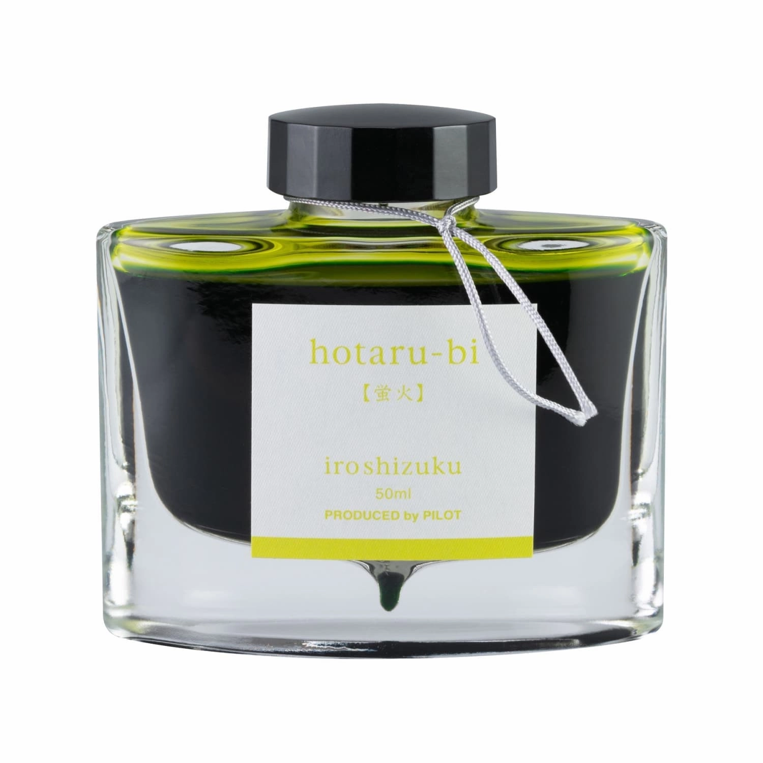 Bottled Ink Iroshizuku Light Of Fireflies (Hotaru-Bi) rubber shiny