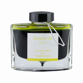 Bottled Ink Iroshizuku Light Of Fireflies (Hotaru-Bi) rubber shiny