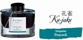 Bottled Ink Iroshizuku Peacock (Kujaku) synthetic professional