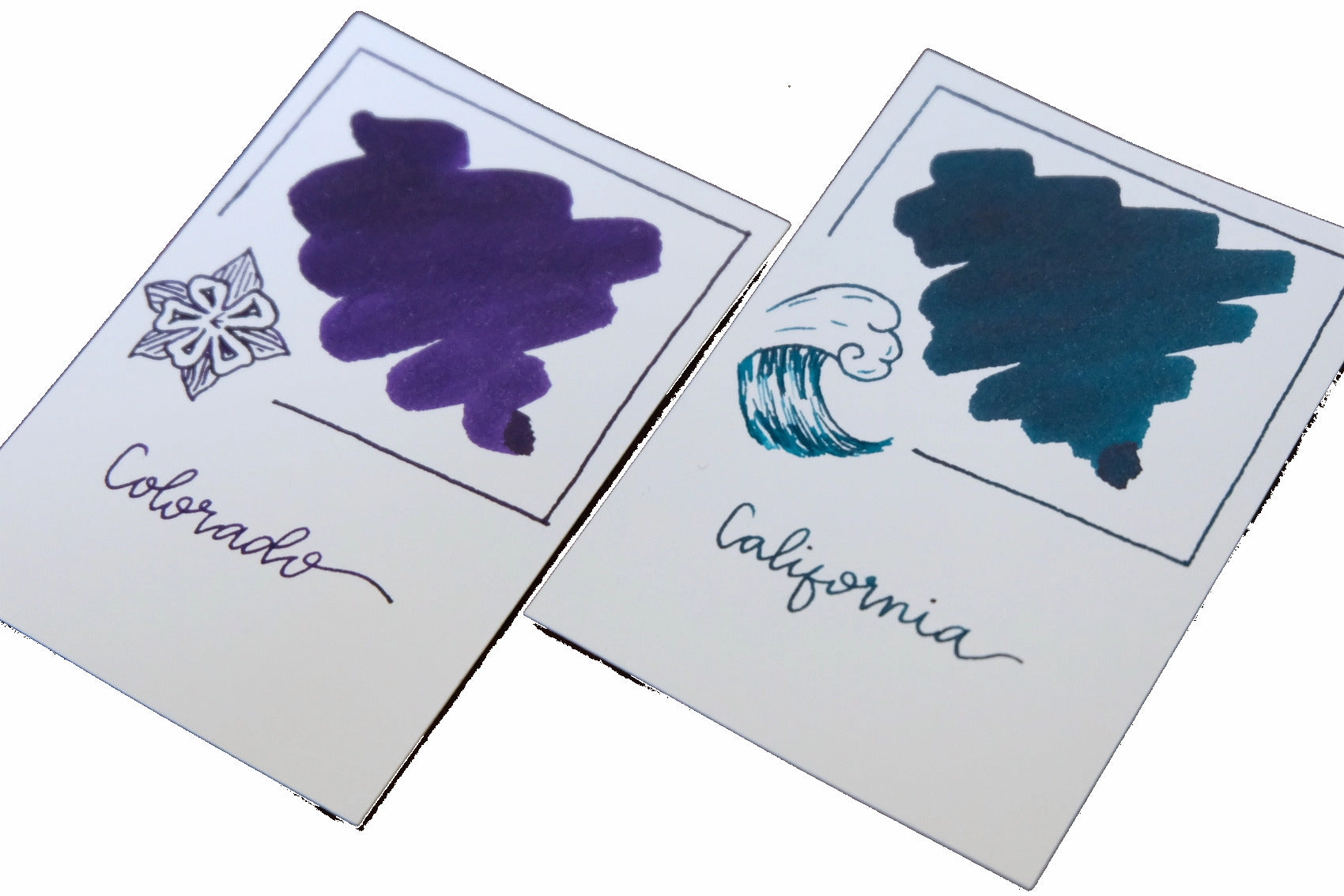bold Bottled Ink Sailor U.S. States - California