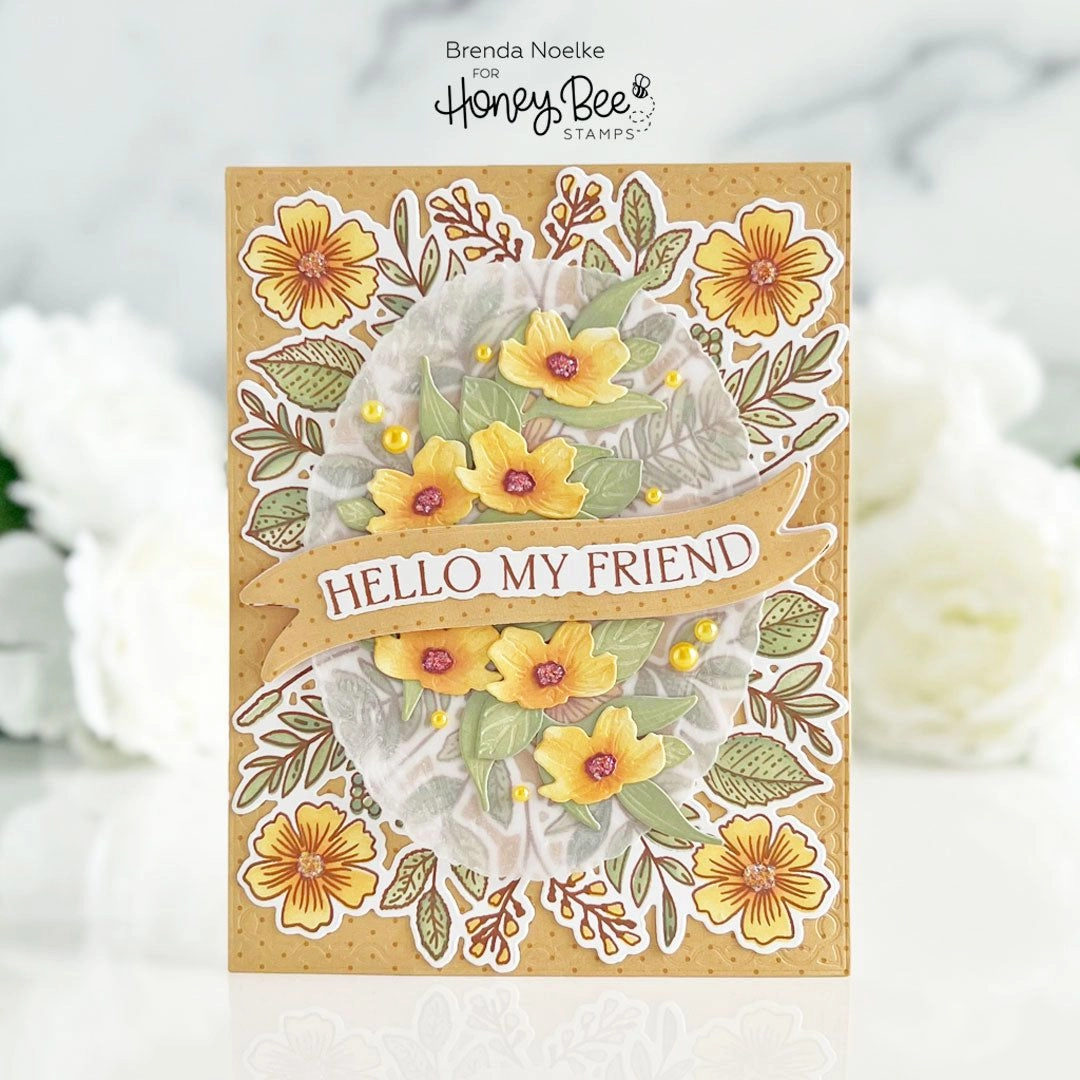 Bountiful Banner - 6X8 Stamp Set adjustable thin