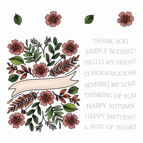 Bountiful Banner - 6X8 Stamp Set lasting