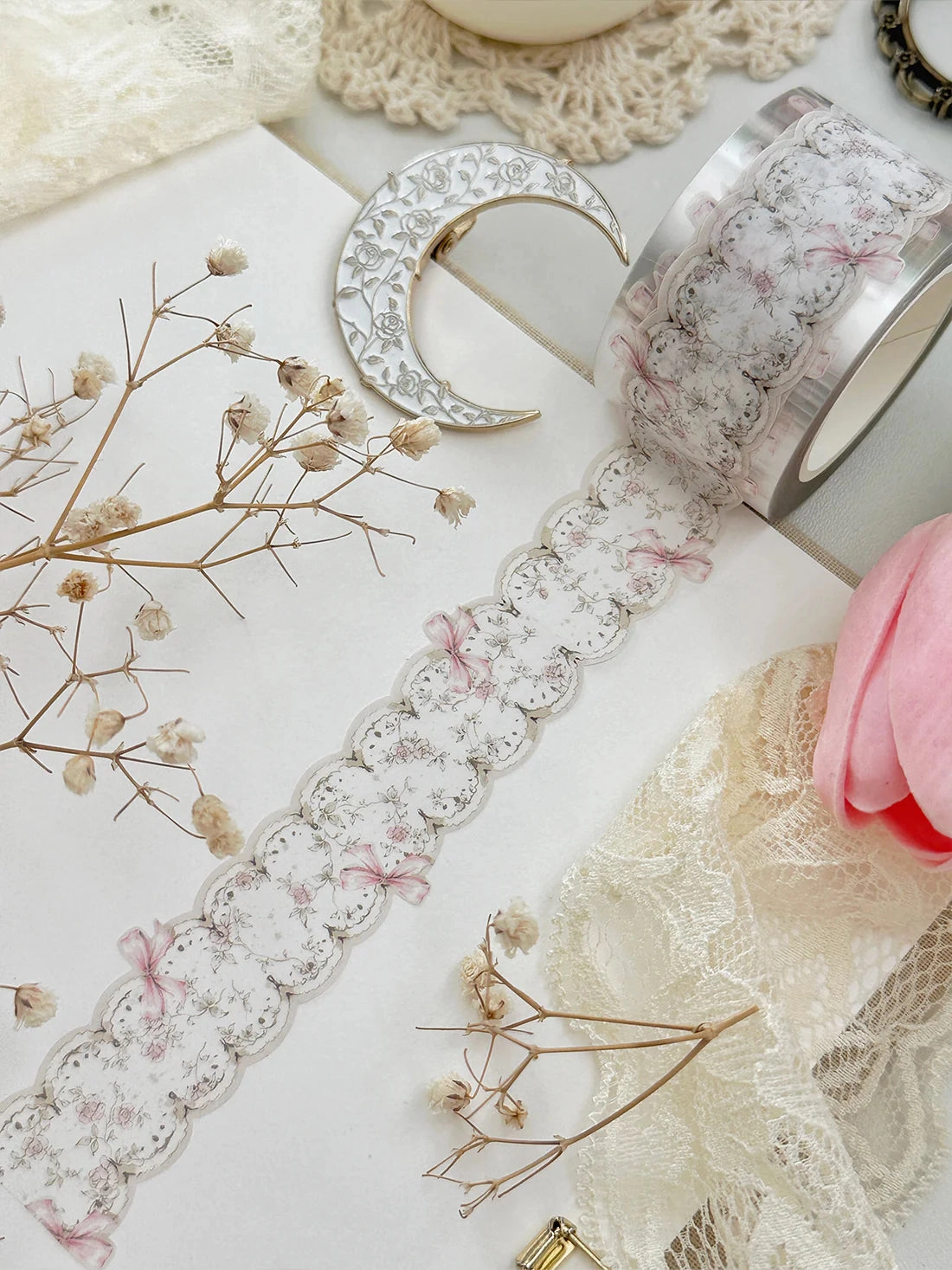 original Bow & Lace Die Cut Washi Tape