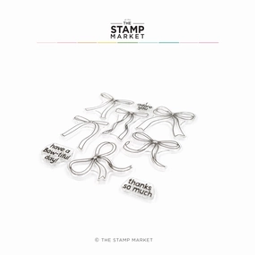 wide Bow-Tiful Stamp