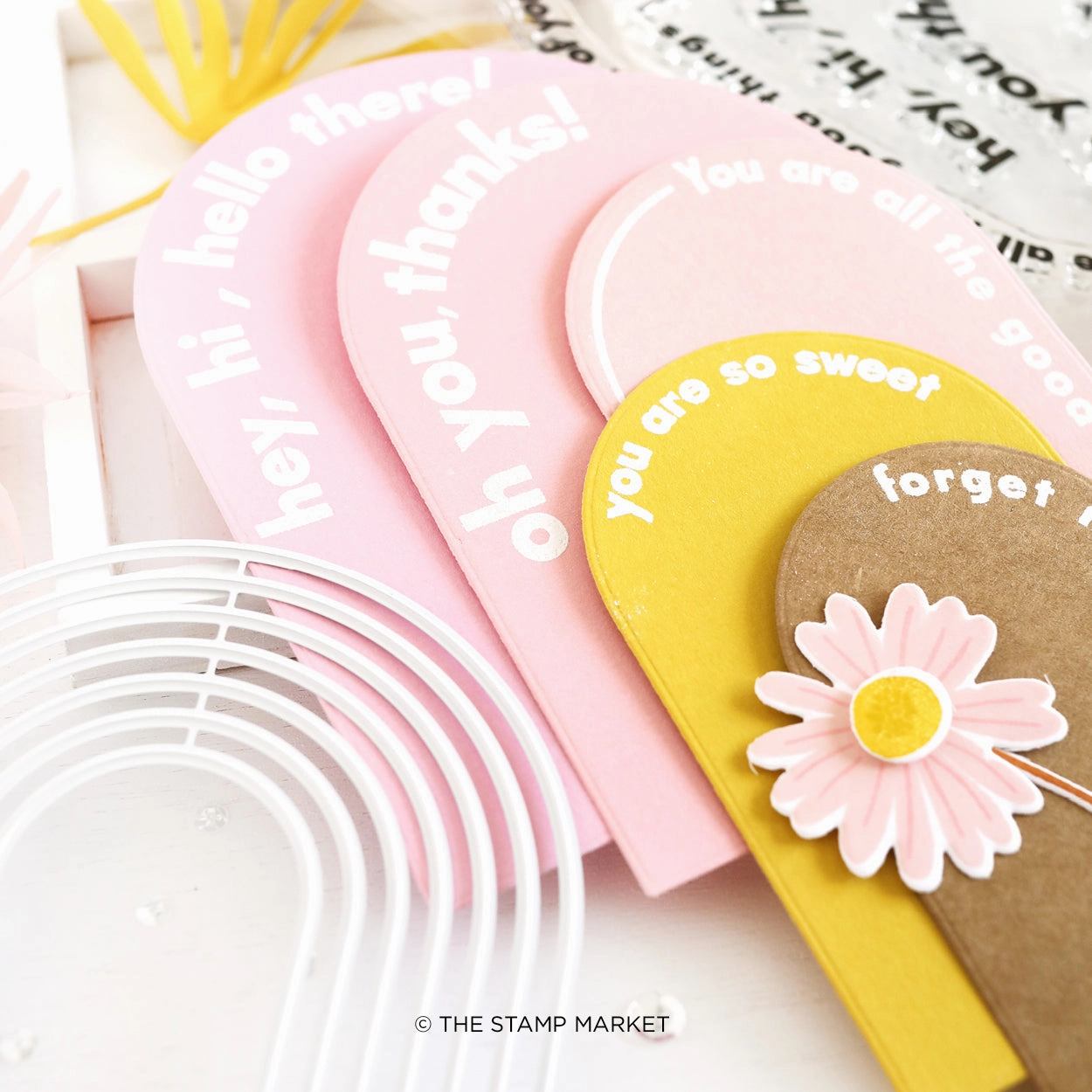 bulk small Arched Greetings Stamp