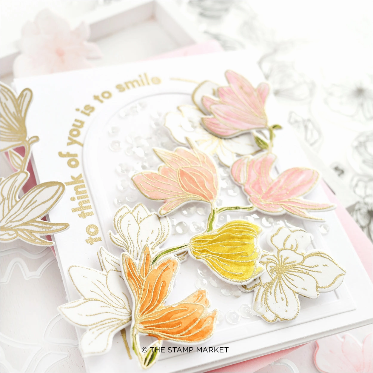 flexible Arched Greetings Stamp