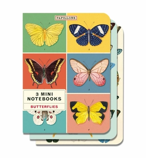 musthave recycled Cavallini & Co. Butterflies Mini Notebook Set