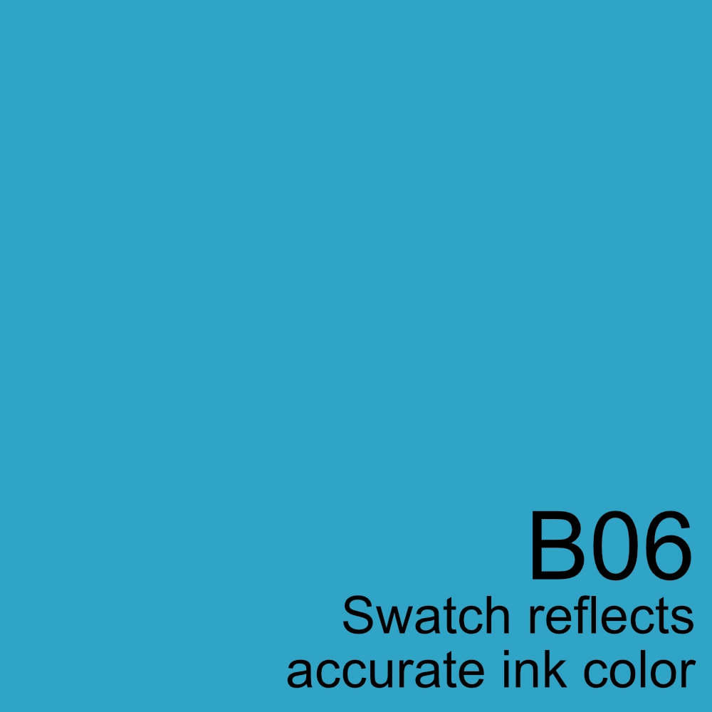 glossy classic Copic Sketch Marker - B06 Peacock Blue