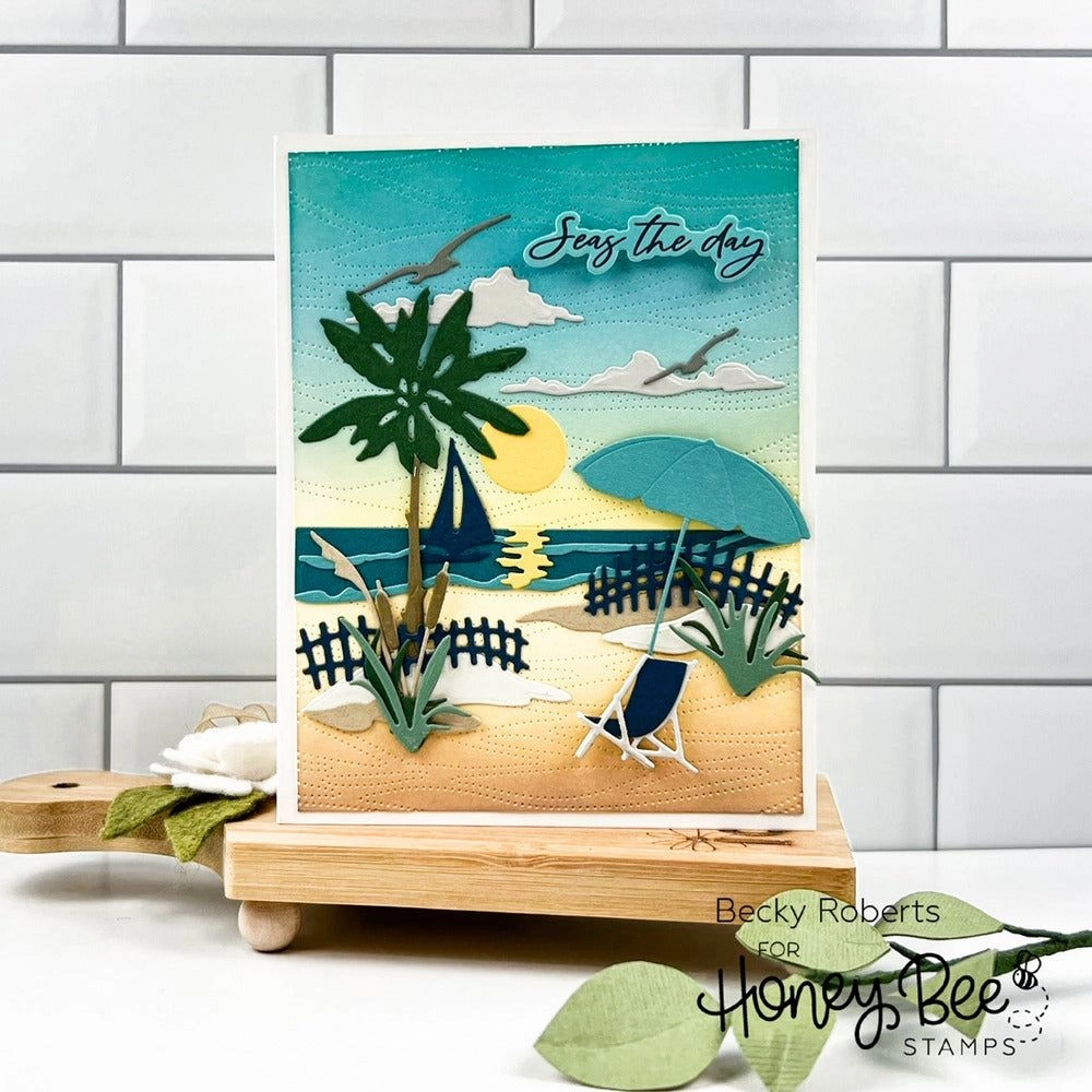 Seaside Summer - 6X8 Stamp Set compact cotton