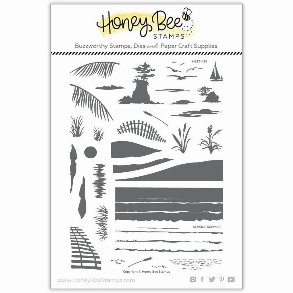 Seaside Summer - 6X8 Stamp Set quickdry