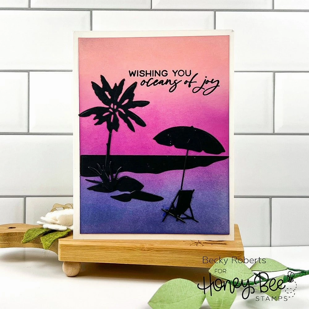 warm professional Seaside Summer - 6X8 Stamp Set