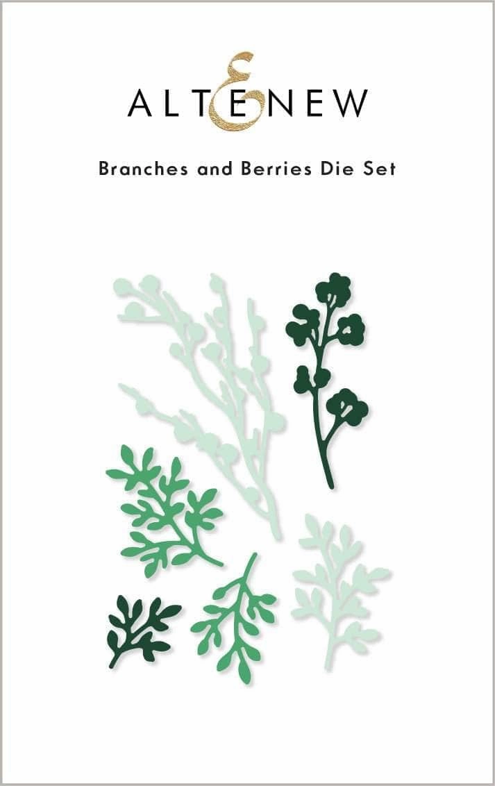 Branches And Berries Die Set plastic