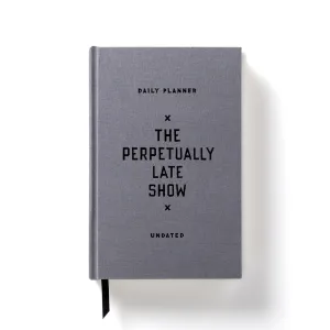 Brass Monkey The Perpetually Late Show Undated Standard Planner classic small