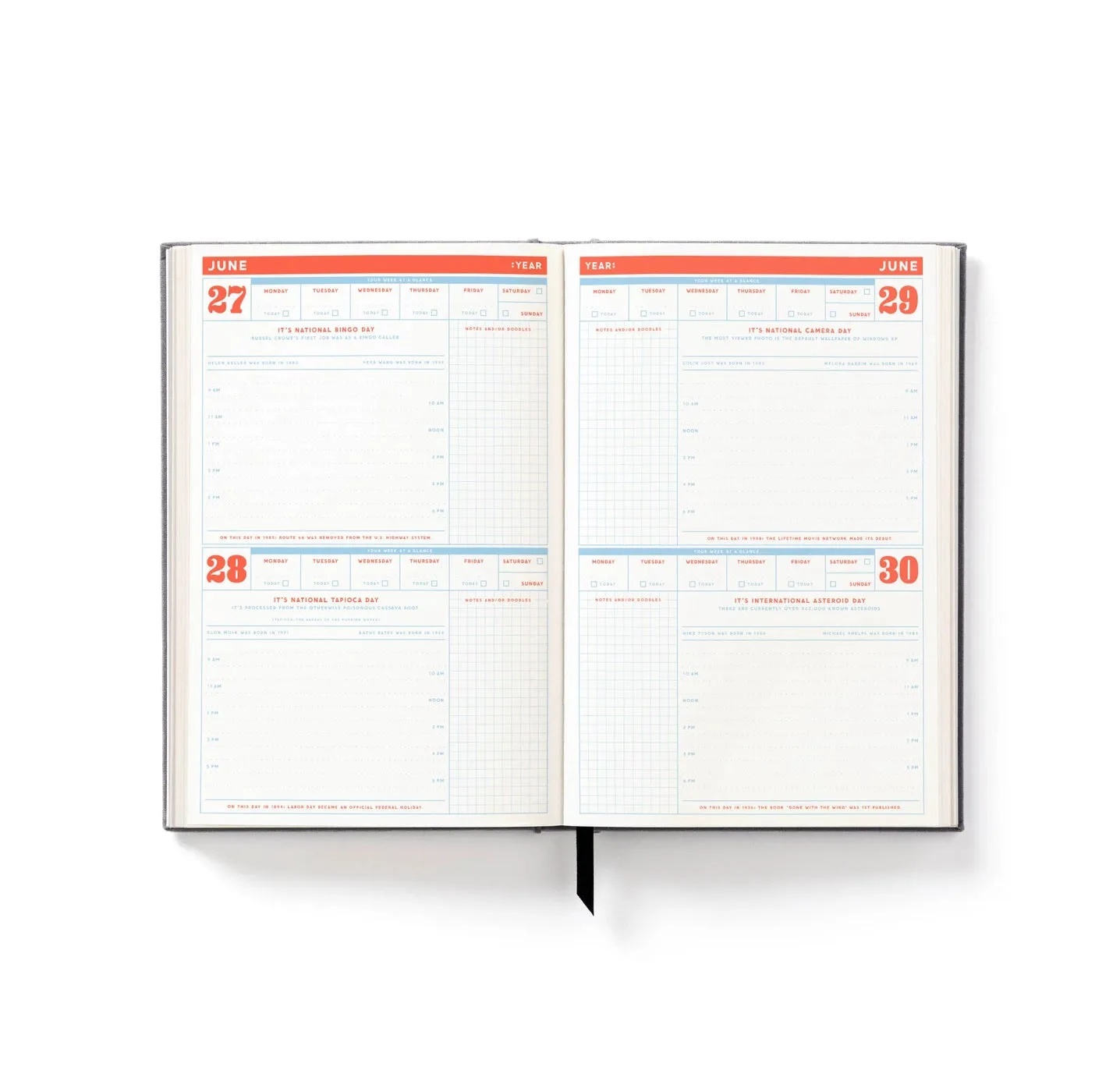 special musthave Brass Monkey The Perpetually Late Show Undated Standard Planner